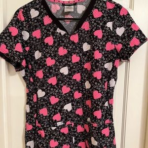 Heart and Soul scrub top